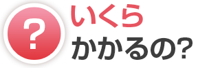 いくらかかるの？